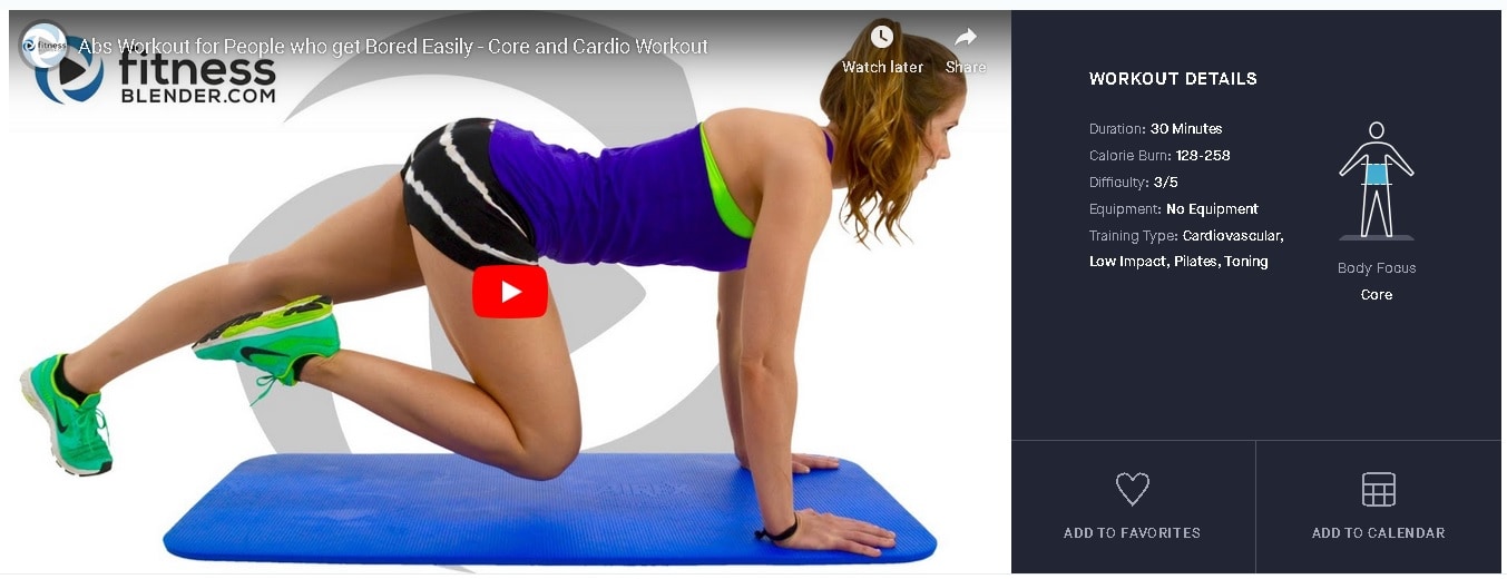 Ab workouts fitness blender cheap